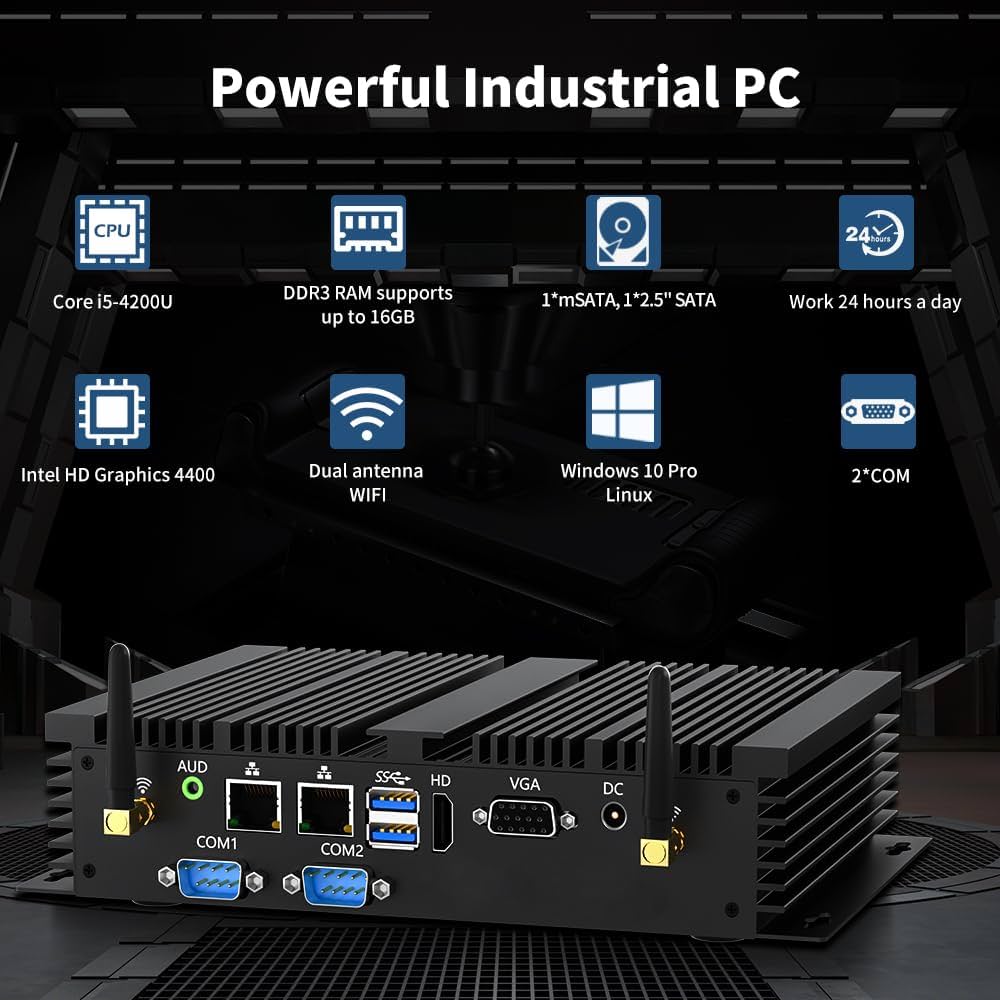 Amazon.co.jp: ミニ PC Core i5-4200U Windows 10 Pro、メモリ